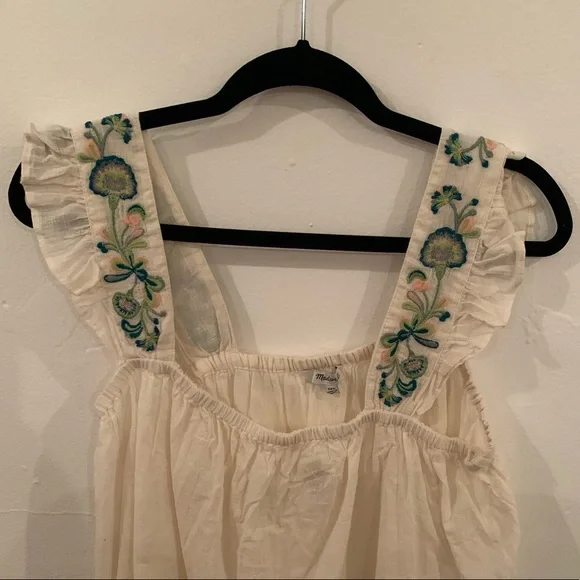 Madewell - Embroidered tank top XXL - Picture 2 of 3